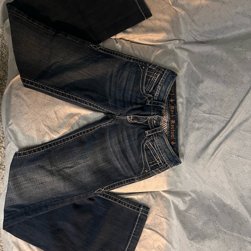 Rock Revival Dark Blue Flare Jeans